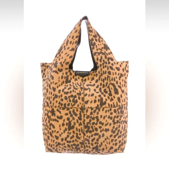 Givenchy suede George V tote bag animal print - Picture 4 of 10